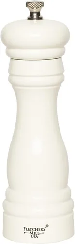 Miniatura 20 de Fletchers' Mill Molinillo de Sal Federal, Verde Espuma de Mar - 8 Pulgadas, Molienda Ajustable de Fina a Gruesa, HECHO EN EE.UU. Seafoam
