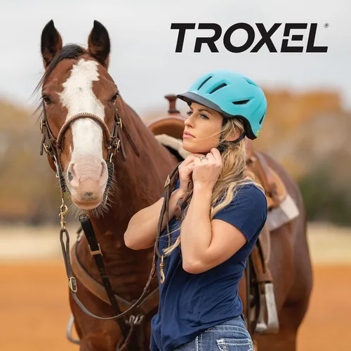 Miniatura 5 de Troxel Terrain MIPS - Casco de equitación con enfriamiento, perfil bajo, diseño microajustable, equipo de equitación, grande (7-3/8-7-3/4), Radiance