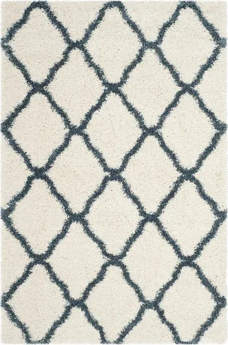 Miniatura 52 de SAFAVIEH Hudson Shag Collection - Alfombra extragrande de 11 x 15 pies, diseño de enrejado, no desprende pelusa y de fácil cuidado, 2 pulgadas