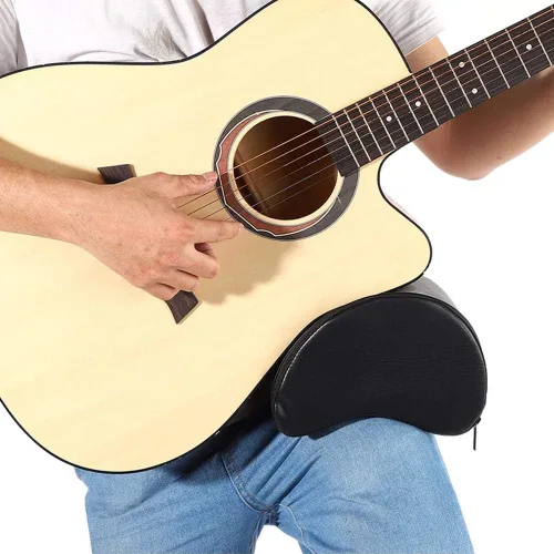 Miniatura 6 de Cojín de esponja de equilibrio para guitarra clásica, resonador de apoyo, color negro
