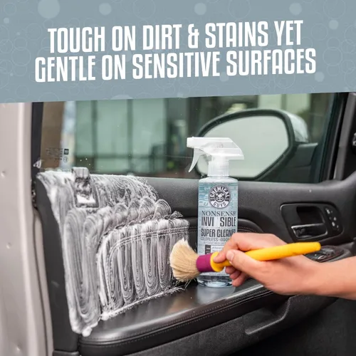 Miniatura 4 de Kit de Limpieza para Interior de Coche Chemical Guys - Protector VRP, Limpiador Sin Sentido, Limpiador de Vidrios Sin Rayas, 3 Cepillos de Detalle