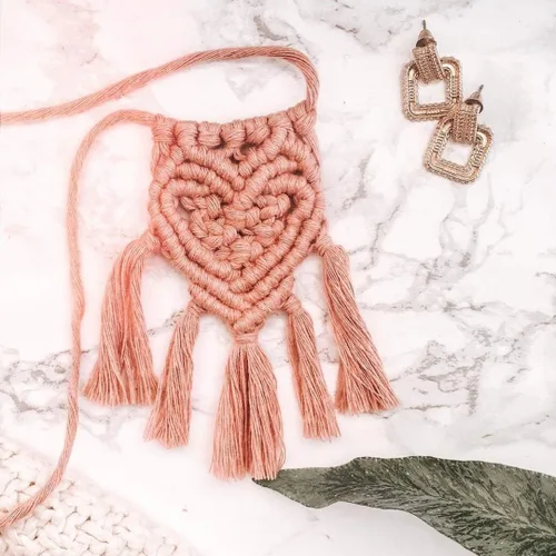 Miniatura 7 de Bobbiny Cordón de macramé de una sola capa para bebé de 0.069 pulgadas (100% algodón reciclado)