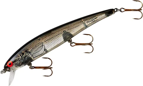 Miniatura 66 de Bomber Señuelos Long A Slender Minnow Jerbait Señuelo de Pesca a rayas (Baby Striper)