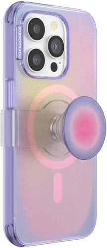 Miniatura 15 de Funda PopSockets para iPhone 14 con agarre telefónico y deslizador compatible con MagSafe, funda para iPhone 14, compatible con carga inalámbrica