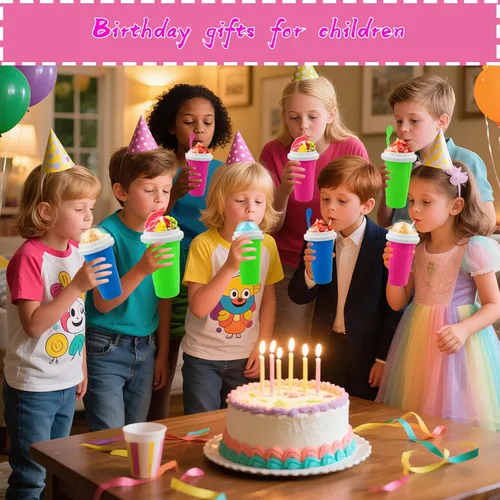 Miniatura 2 de 3 Vasos Hacedores de Granizados DIY – Vasos Mágicos de Smoothies Congelados Rápidos para Batidos de Leche Caseros y Hacedor de Helado, Vaso