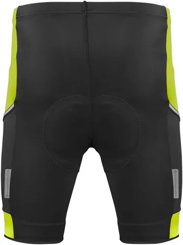 Miniatura 3 de Pantalones cortos de ciclismo acolchados todo el día para hombre Bolsillos laterales reflectantes de malla Fabricado en Estados Unidos