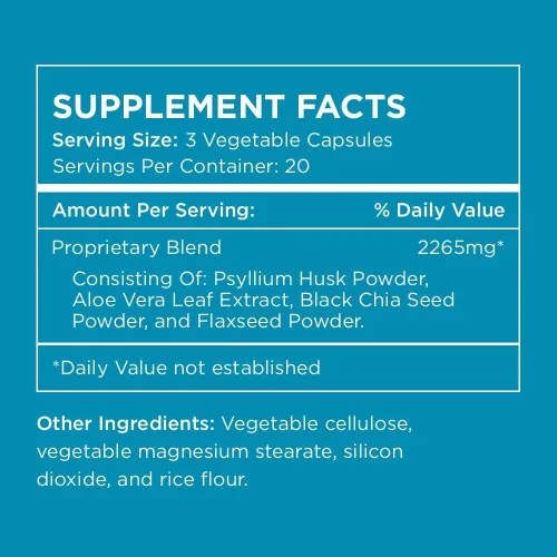 Miniatura 4 de Pure for Men Suplemento de Fibra Original Limpieza Manténgase Listo Ayuda a Promover la Regularidad Digestiva Cáscara de Psyllium, Aloe Vera