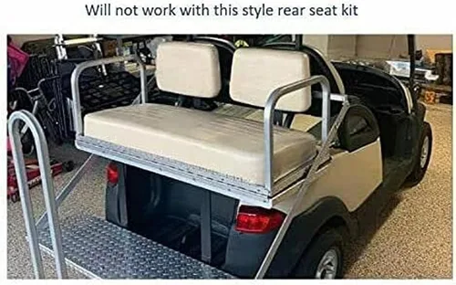 Miniatura 5 de Huskey - Fundas de asiento delantero y trasero para carrito de golf compatibles con modelos Yamaha G29 Drive & Drive 2 2007 en adelante, ajuste Rojo