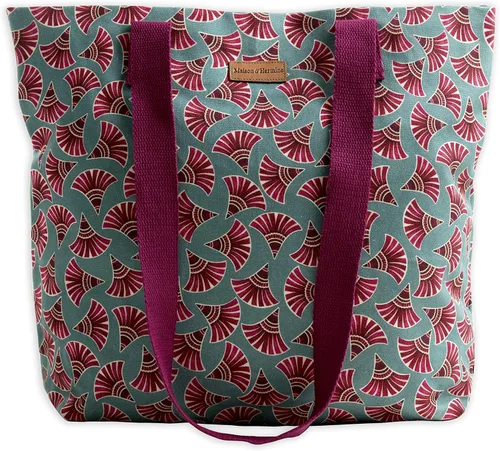 Miniatura 19 de Maison d' Hermine - Bolsa de lona de algodón reutilizable para mujeres, con asa para el hombro, bolsas a granel para compras y viajes
