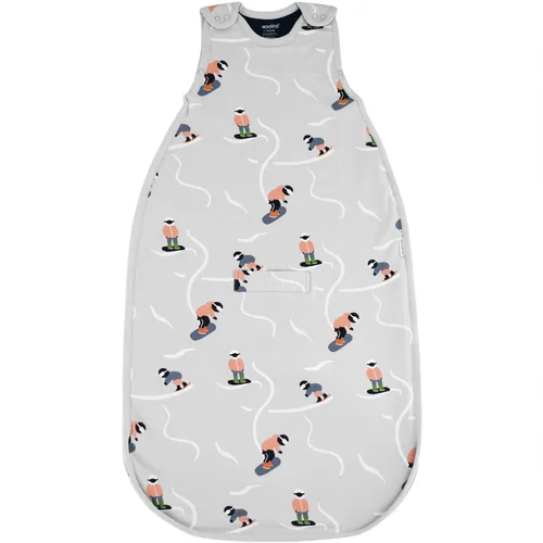 Miniatura 17 de Saco de dormir para niños Woolino, 4 estaciones, lana de merino y algodón orgánico, saco de dormir para bebé, 2-4 años, cielo nocturno