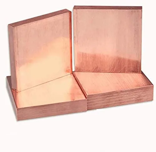 Miniatura 4 de Hoja de metal de cobre puro 99.9% Bloque de cobre puro T2 Barra plana de cobre Ancho 20mm/0.8inch Espesor 0.787 in Longitud,0.787 in