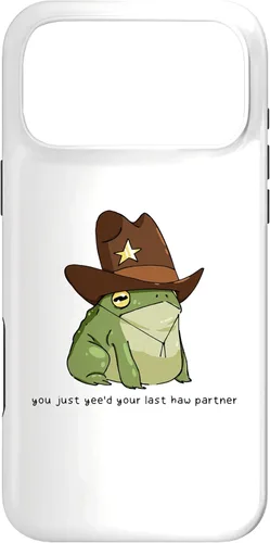 Miniatura 22 de Funny You Just Yee'd Your Last Haw Partner Cowboy Frog Meme - Funda para iPhone 17