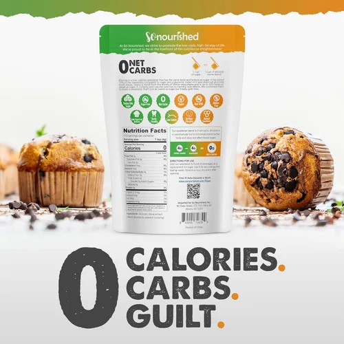 Miniatura 2 de So Nourished Stevia con edulcorante de alulosa en polvo, sustituto de azúcar 1:1, Keto - 0 calorías, 0 carbohidratos netos, sin OMG