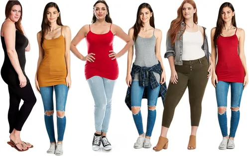 Miniatura 7 de Emmalise Camisola larga casual básica para mujer con tirantes ajustables
