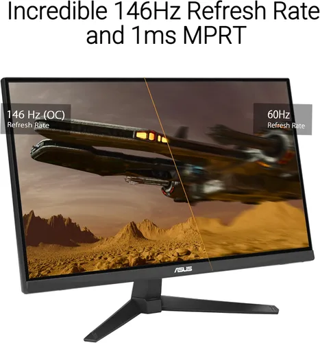 Miniatura 2 de ASUS TUF Gaming 24" (23.8" visible) Monitor 1080P (VG249QE5A) - FHD, overclock de 144Hz a 146Hz, IPS, sincronización de desenfoque de movimiento