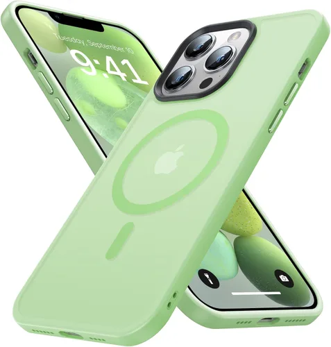 Miniatura 10 de Funda magnética diseñada para iPhone 13 Pro [compatible con Magsafe] [protección contra caídas de grado militar] Funda protectora a prueba de golpes