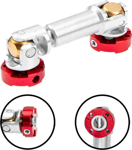 Miniatura 4 de 1 pieza Vgoohobby RC eje de transmisión cabeza de brida CVD junta compatible con 1/14 Tamiya Scania Man Hino Truck 1/10 Traxxas TRX4 D90 SCX10 1/10