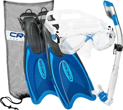Cressi Cressi Marea + Supernova Dry + Palau Set Azul