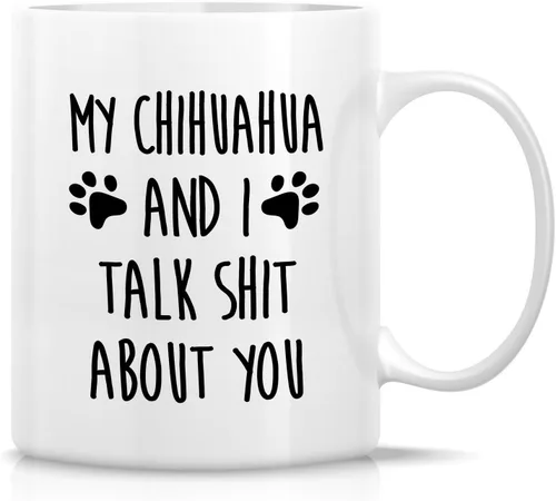 Miniatura 7 de Retreez - Taza divertida con texto en inglés "Funny Cute Golden Retriever Don't Stop Retrievin' Dog Lover", 325 ml, tazas de café de cerámica