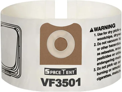 SpaceTent Paquete de 6 bolsas de repuesto VF3501, compatibles con Ridgid 3, 4 y 4.5 galones, bolsas de vacío rígidas tamaño C, 23738, WS32045F