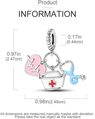 Miniatura 40 de Pandach Dijes colgantes de plata de ley 925 para pulseras y collares, dijes colgantes de Madonna con cuentas de girasol, joyería para mujer