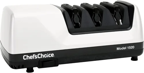 Afiladores de cuchillos eléctricos profesionales Chef’s Choice para cuchillos de 15 y 20 grados de borde recto y dentados con abrasivos de diamante