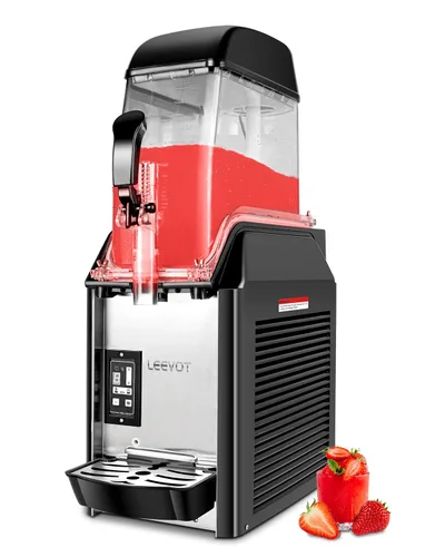Máquina comercial de granizado de 12 L, máquina comercial de Margarita de un solo tanque, máquina de bebidas congeladas granizadas de Margarita