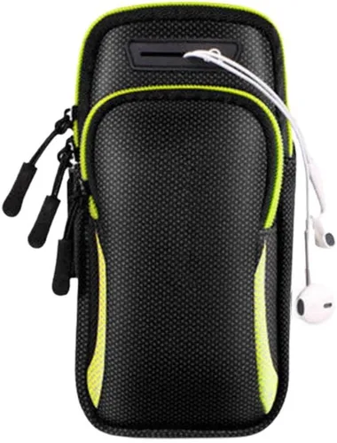 Miniatura 13 de Banda de brazo de fitness, soporte de teléfono a prueba de agua para correr y entrenamientos con diseño de bolsillo seguro, correa deportiva Rosa