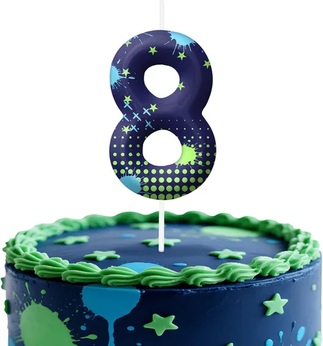 Miniatura 41 de Velas de cumpleaños con el número 0 de béisbol, decoración de pastel con temática de béisbol para niños y niñas, decoraciones de pasteles