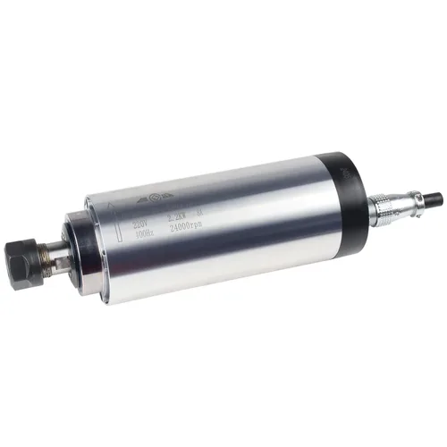 RATTMMOTOR Motor CNC 2.2KW Motor de husillo refrigerado por aire 220V 3.150 in Motor ER20 Collet 3HP 24000RPM husillo de alta velocidad 8A 400Hz