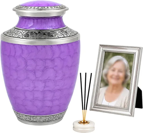 Miniatura 13 de Urnas para cenizas humanas adultas, mujeres y hombres de más de 200 pulgadas cúbicas, urna decorativa de entierro, urnas de cremación funeraria