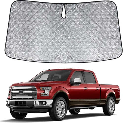 Miniatura 21 de Parasol de 6 capas para parabrisas de Honda Element 2003-2011, parasol plegable para automóvil con bolsa de almacenamiento, reflectante del calor