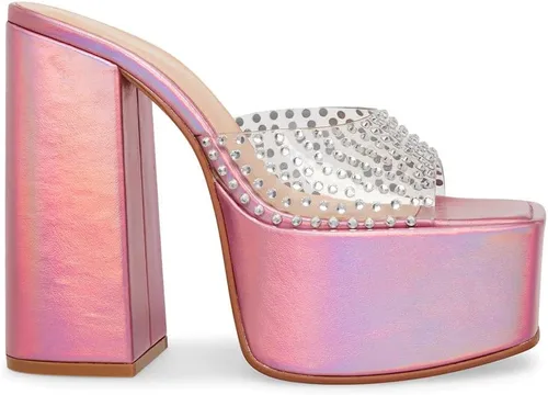 Miniatura 2 de Steve Madden Sandalias de plataforma con adornos de rubí para mujer