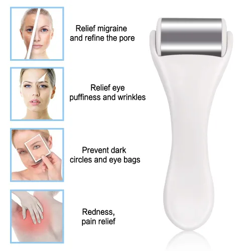Miniatura 2 de MAANGE Rodillo de hielo para cara y ojos, hinchazón, migraña, alivio del dolor y lesiones menores, productos para el cuidado de la piel, masajeador