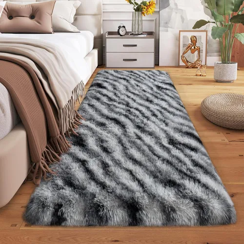 Miniatura 27 de Dssimo - Alfombra superesponjosa para la habitación, alfombra de área moderna, pequeña, suave y acogedora de felpa para niños, niñas y adolescentes