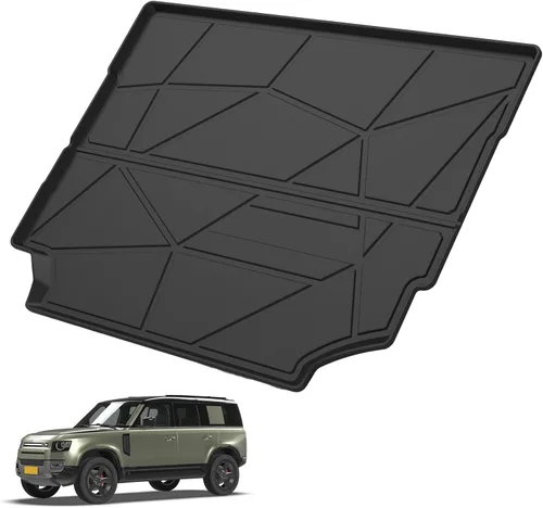 Miniatura 12 de Elsetyler Revestimiento de carga para Dodge Charger/Chrysler 300 – Negro TPO para todo clima de servicio pesado impermeable, bandeja de carga