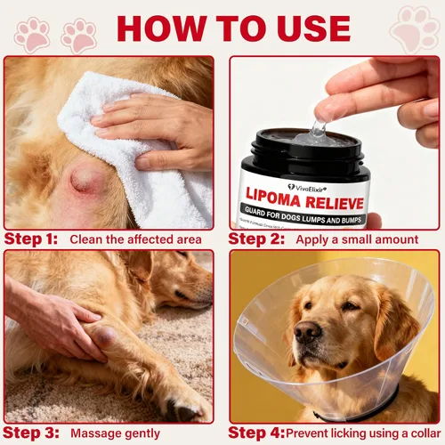 Miniatura 6 de Tratamiento de lipoma para perros y gatos, bálsamo para perros con aceite de ricino, crema DMSO, apoya la comodidad de las articulaciones