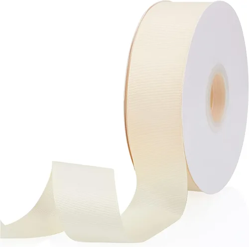 Miniatura 85 de Cinta de grogrén de doble cara de color liso azul bebé de 1-1/2 pulgadas x 50 yardas para envolver regalos, bodas, fiestas, manualidades, lazos