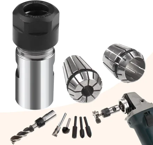 Juego de eje de extensión para amoladora angular con rosca 5/8"-11, collets adaptadores de conversión para taladro eléctrico, accesorios de