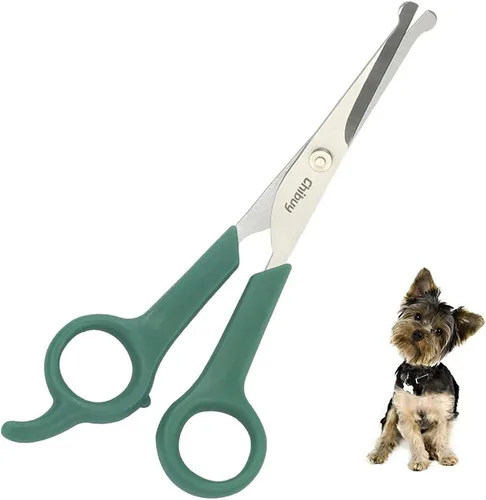 Miniatura 8 de Profesional Pet Grooming Tijeras con punta redonda Calidad Superior, cortador de acero inoxidable Perro Ojo para perros y gatos, herramienta