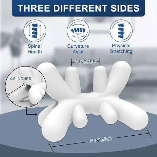 Miniatura 5 de Herramienta de liberación occipital, masajeador de punto de activación de cuello y hombro para aliviar el dolor de cabeza, dispositivo de punto