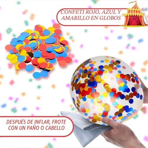 Miniatura 5 de 24 globos de fiesta de carnaval, temática de festival de 12 pulgadas, rojo, azul, amarillo, multicolor, decoraciones de fiesta de cumpleaños