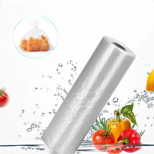 Bolsas de almacenamiento de alimentos, bolsa de plástico para productos de 12 x 16 pulgadas, para frutas, verduras, pan, comestibles, transparente,