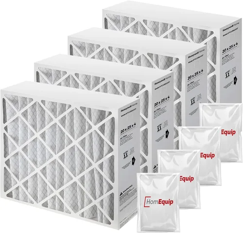 Miniatura 10 de Filtros de horno de 20 x 25 x 4, repuesto de filtro FC100A1037, medios de filtro Merv 11 con bolsa de eliminación Homequip (paquete de 2)