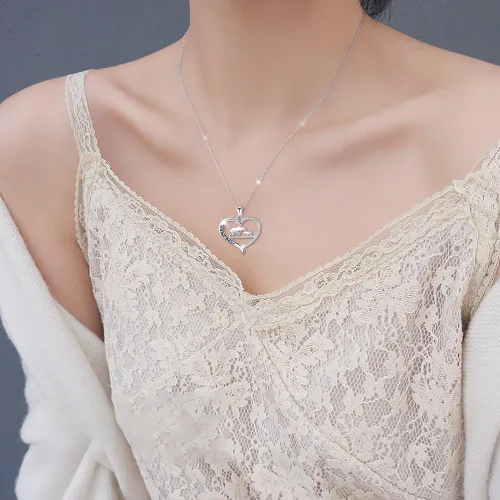 Miniatura 5 de Collar de plata esterlina para mamá, regalo para el día de la madre, dije o brazalete para mamá