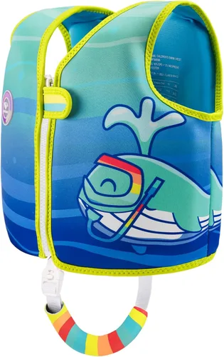 Miniatura 15 de Pottwal Chaleco de natación para niños - Chaqueta de natación - Hecho de neopreno y EPE - con correa ajustable en la entrepierna Verde