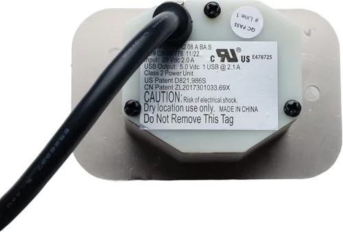 Miniatura 3 de Silla reclinable eléctrica Raffel Systems 5 botones 5 Pin Control de mano Modelo CTR UR2 08 BA Reemplazo con USB