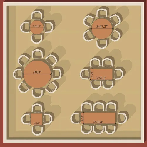 Miniatura 5 de SY1318GY - Sillas de madera maciza, sillas de comedor con ruedas y brazos, sillas de escritorio de oficina, sillas giratorias clásicas con tapizado