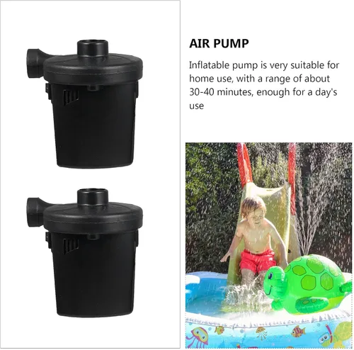 Miniatura 7 de Sosoport Bomba de aire eléctrica portátil recargable por USB, inflador compacto para flotadores de piscina, colchones de aire, inflado rápido
