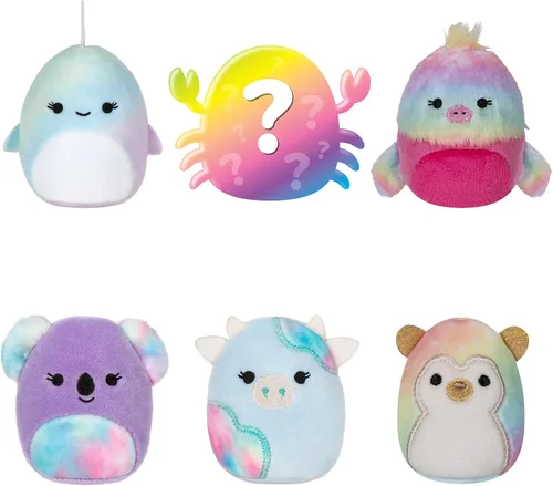 Miniatura 2 de Squishville by Original Squishmallows Garden Squad - Seis peluches Squishmallows de 2 pulgadas, incluyendo Elysa, Ludwig, Rayford, Rutabaga, Sakina
